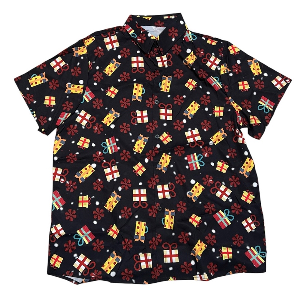 Men’s Christmas Button Up Shirt